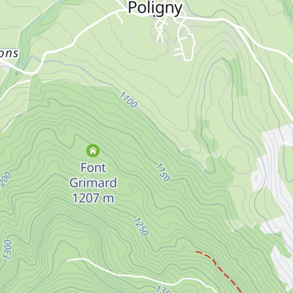 Map of Forest de Charaboule