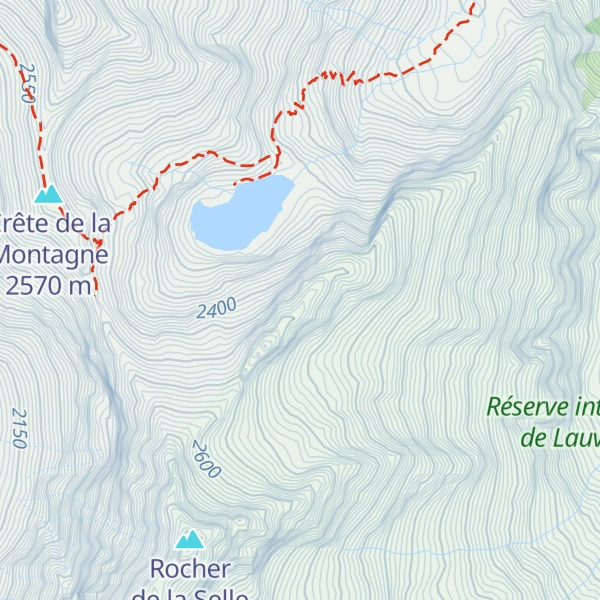 Map of Tête de Ferrand