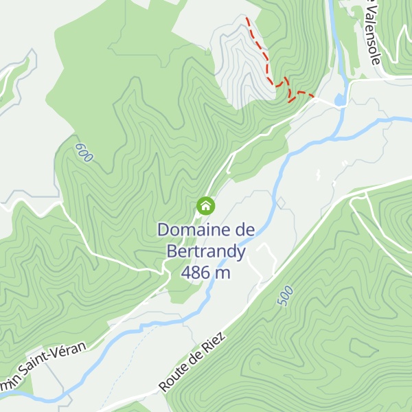Map of Domaine de Bertrandy