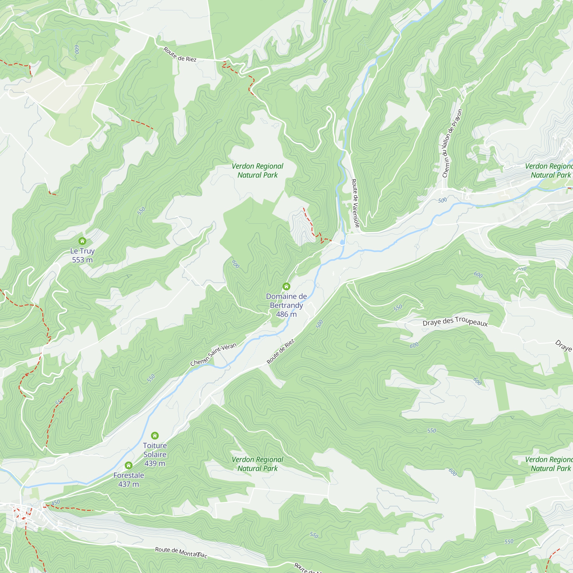 Domaine de Bertrandy map