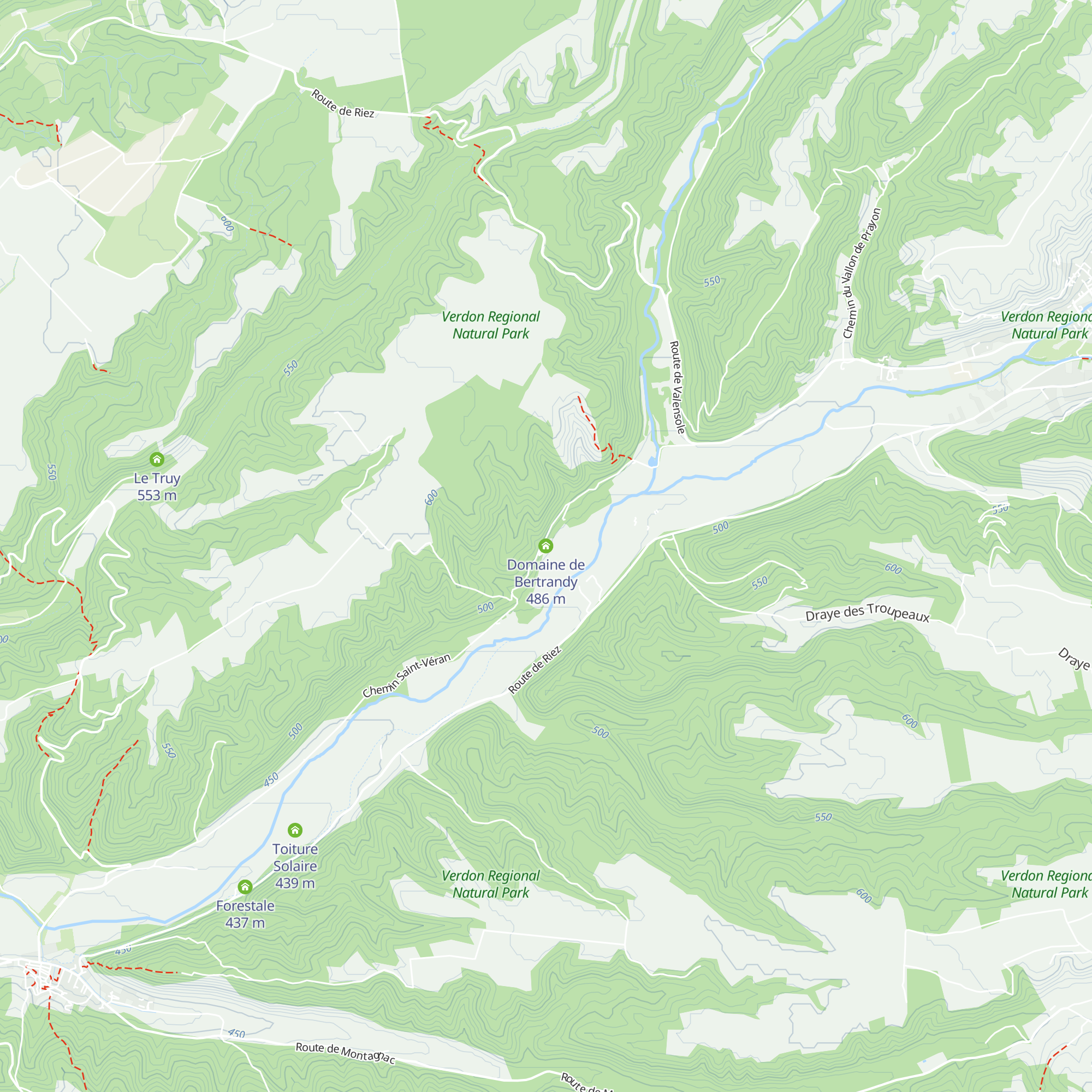 Domaine de Bertrandy map