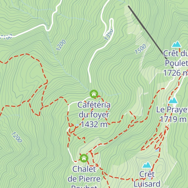 Map of Cafétéria du foyer