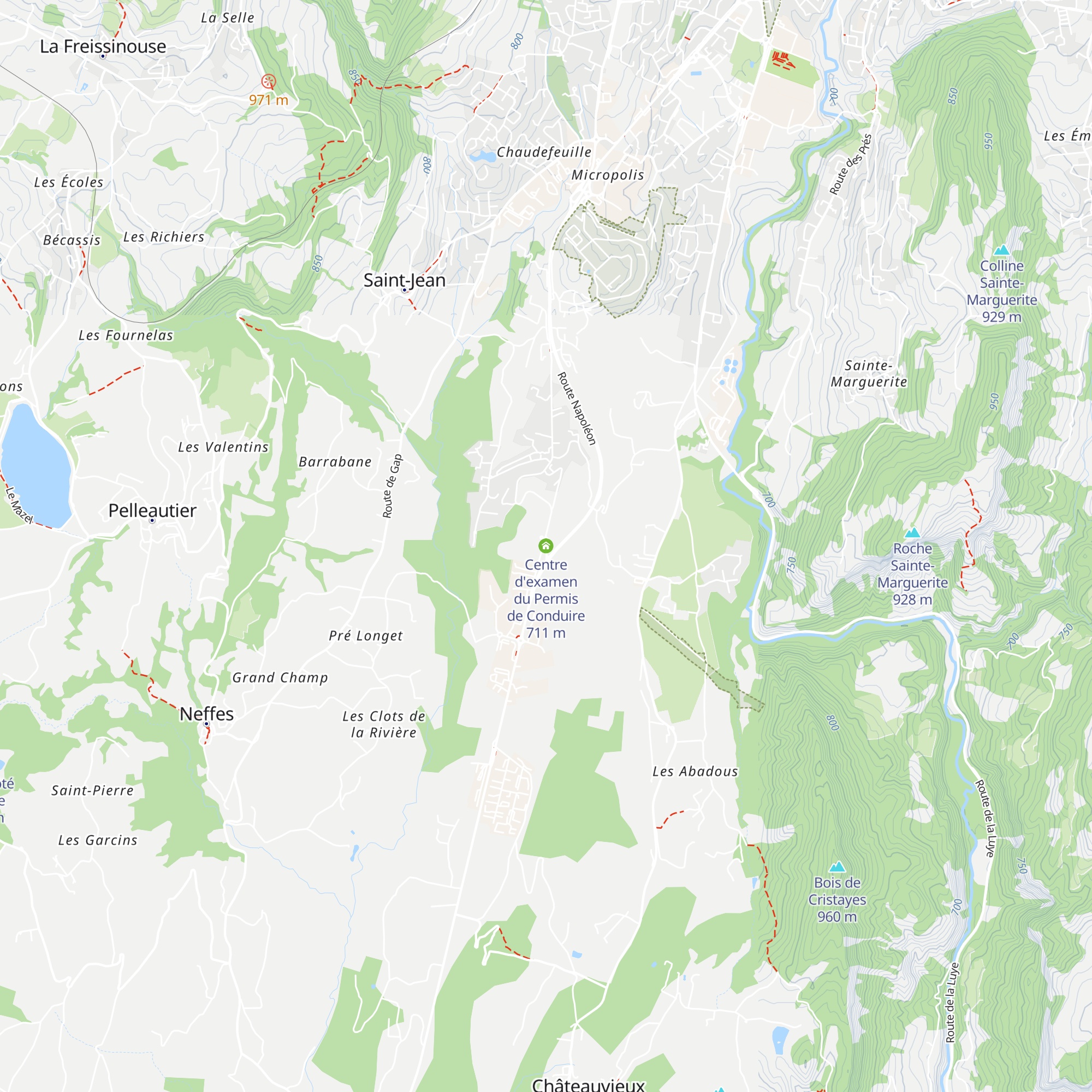 Centre d'examen du Permis de Conduire map