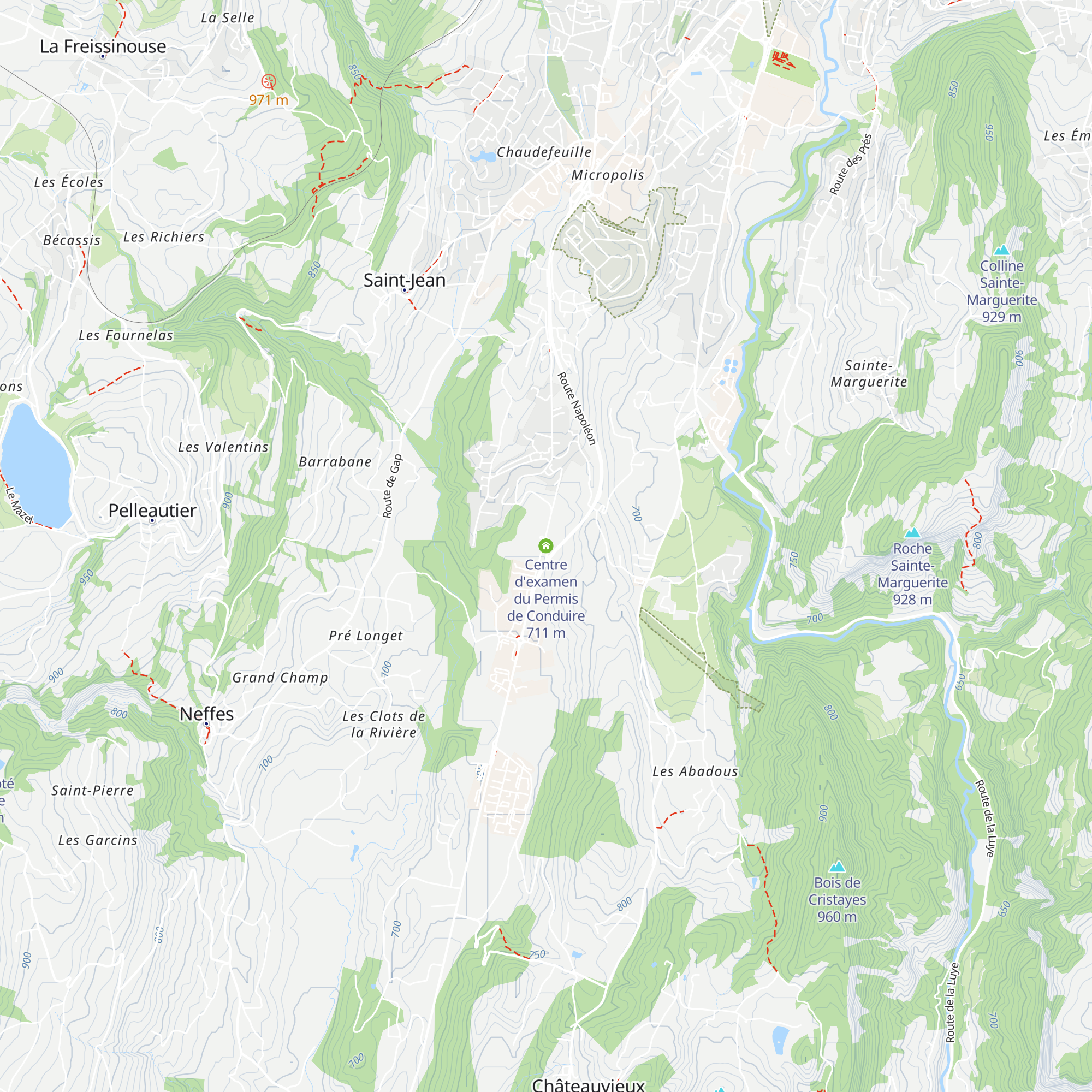 Centre d'examen du Permis de Conduire map
