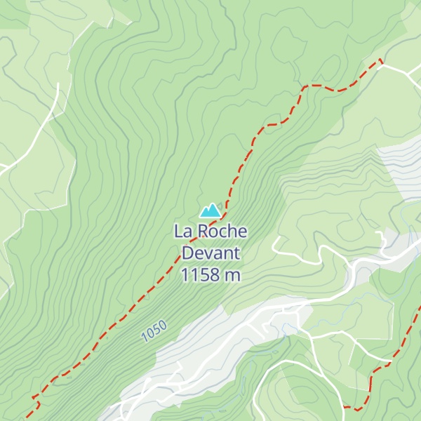 Map of La Roche Devant