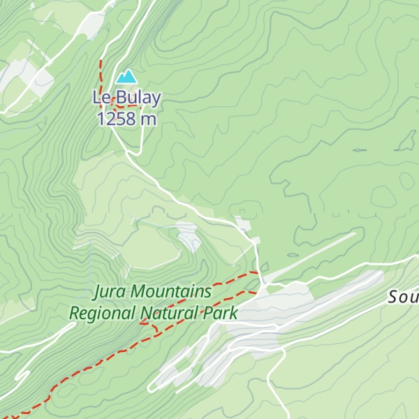 Map of Refuge des Arboux