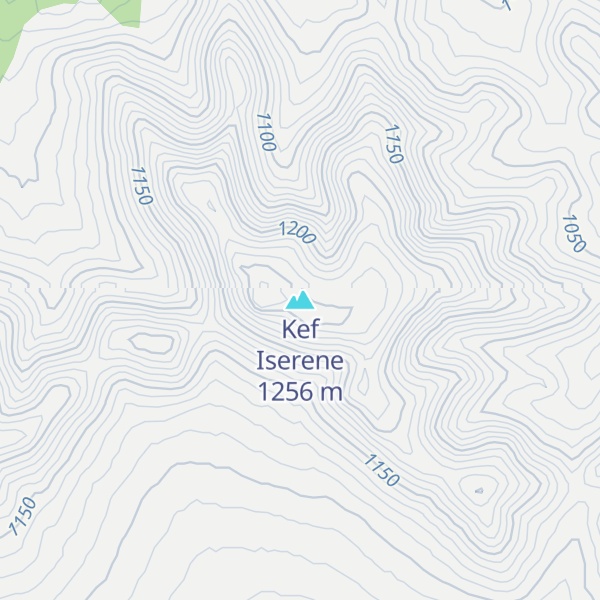 Map of Kef Iserene