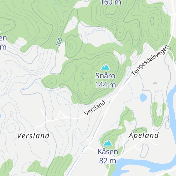 Map of Skorveknuten