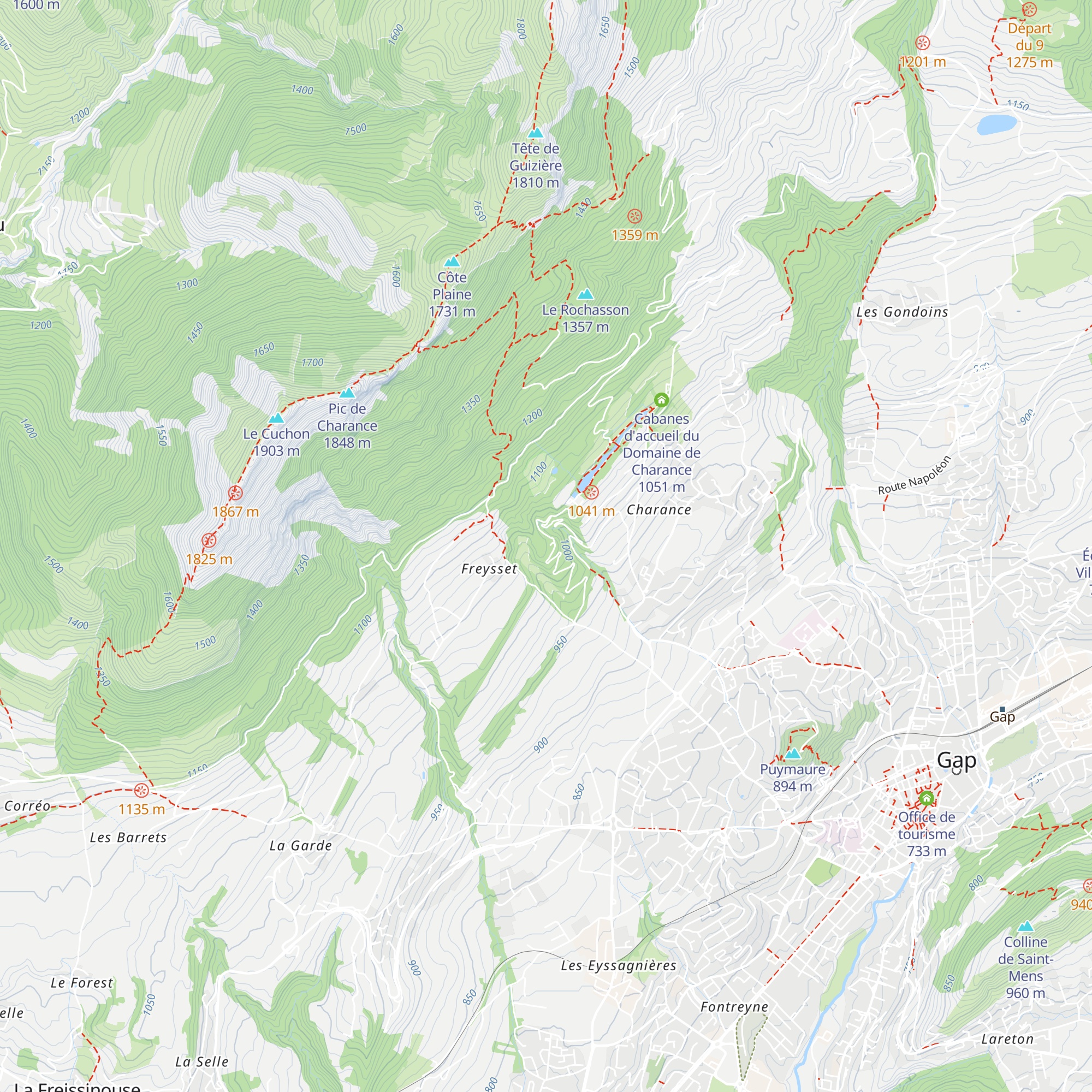 La Clairière map