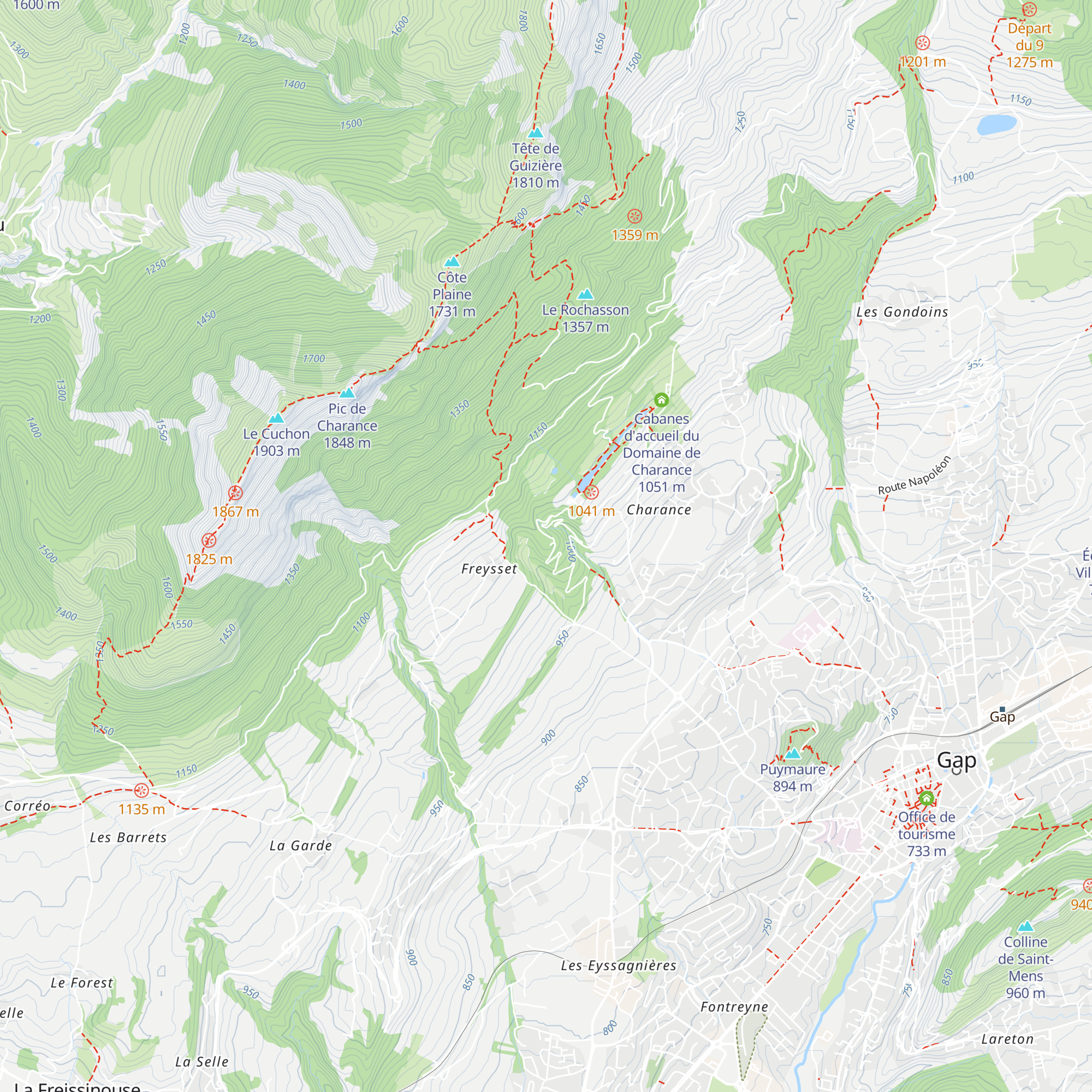 La Clairière map