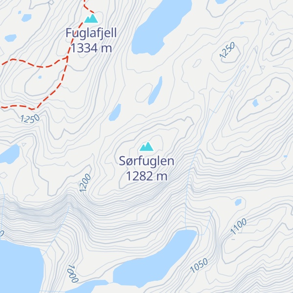 Map of Sørfuglen
