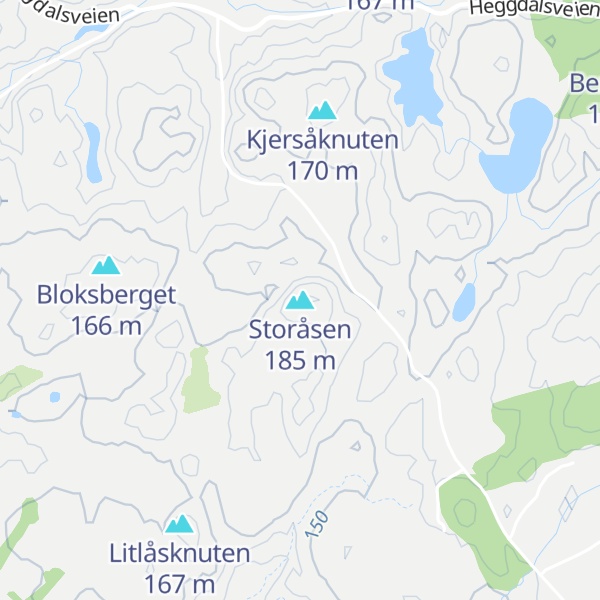 Map of Storåsen
