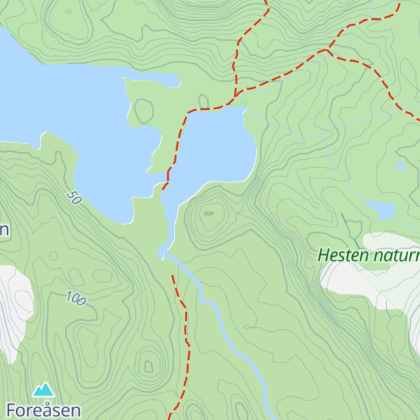 Map of Vedrabushaugen