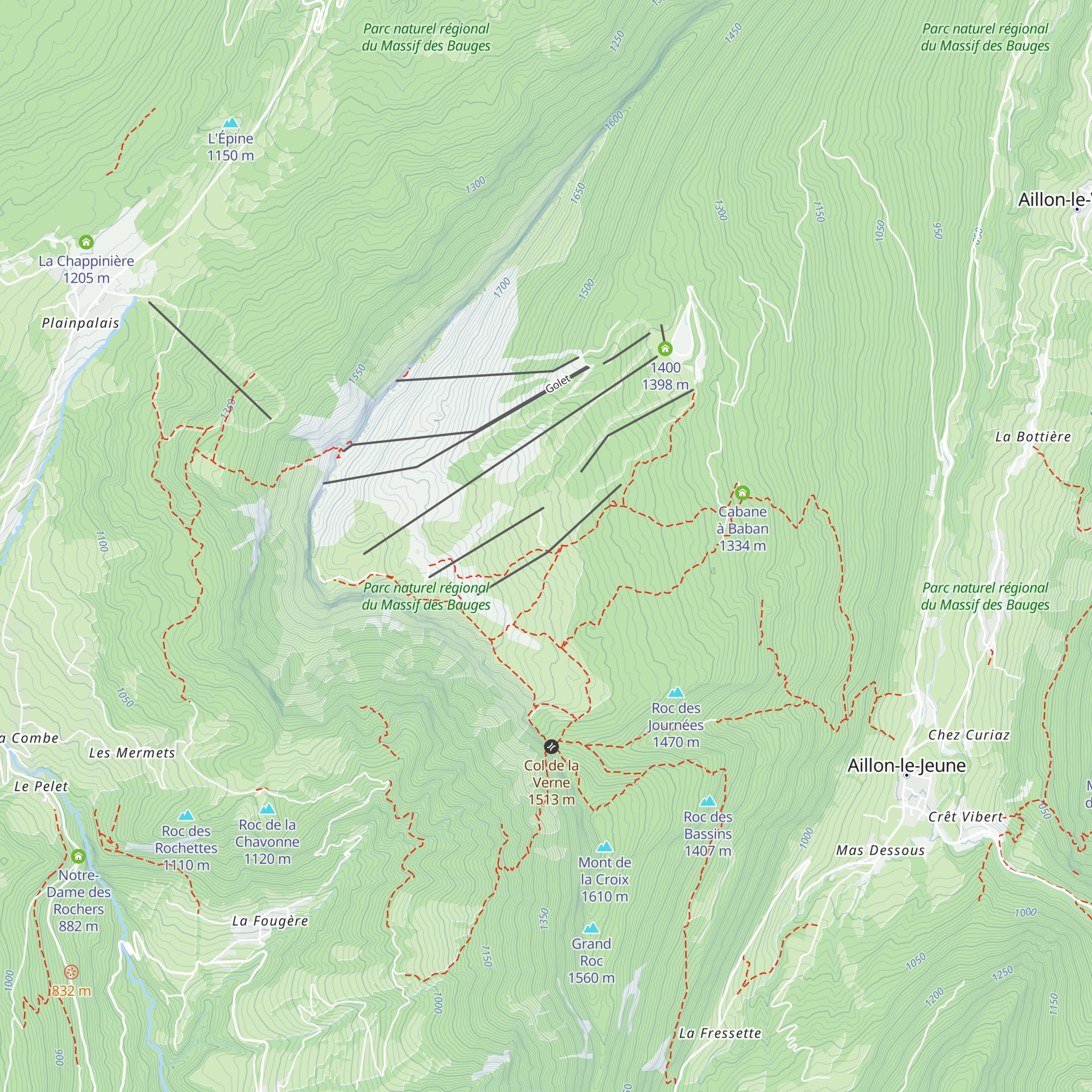 La Bergerie map