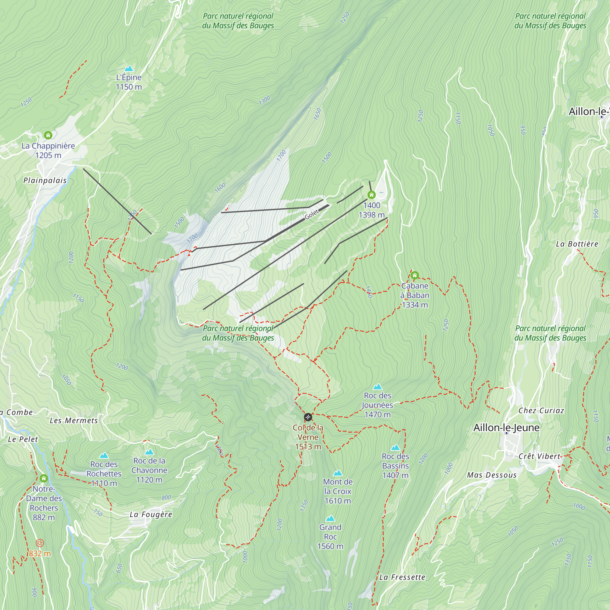 La Bergerie map