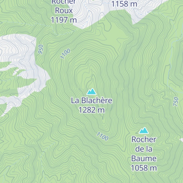 Map of La Blachère
