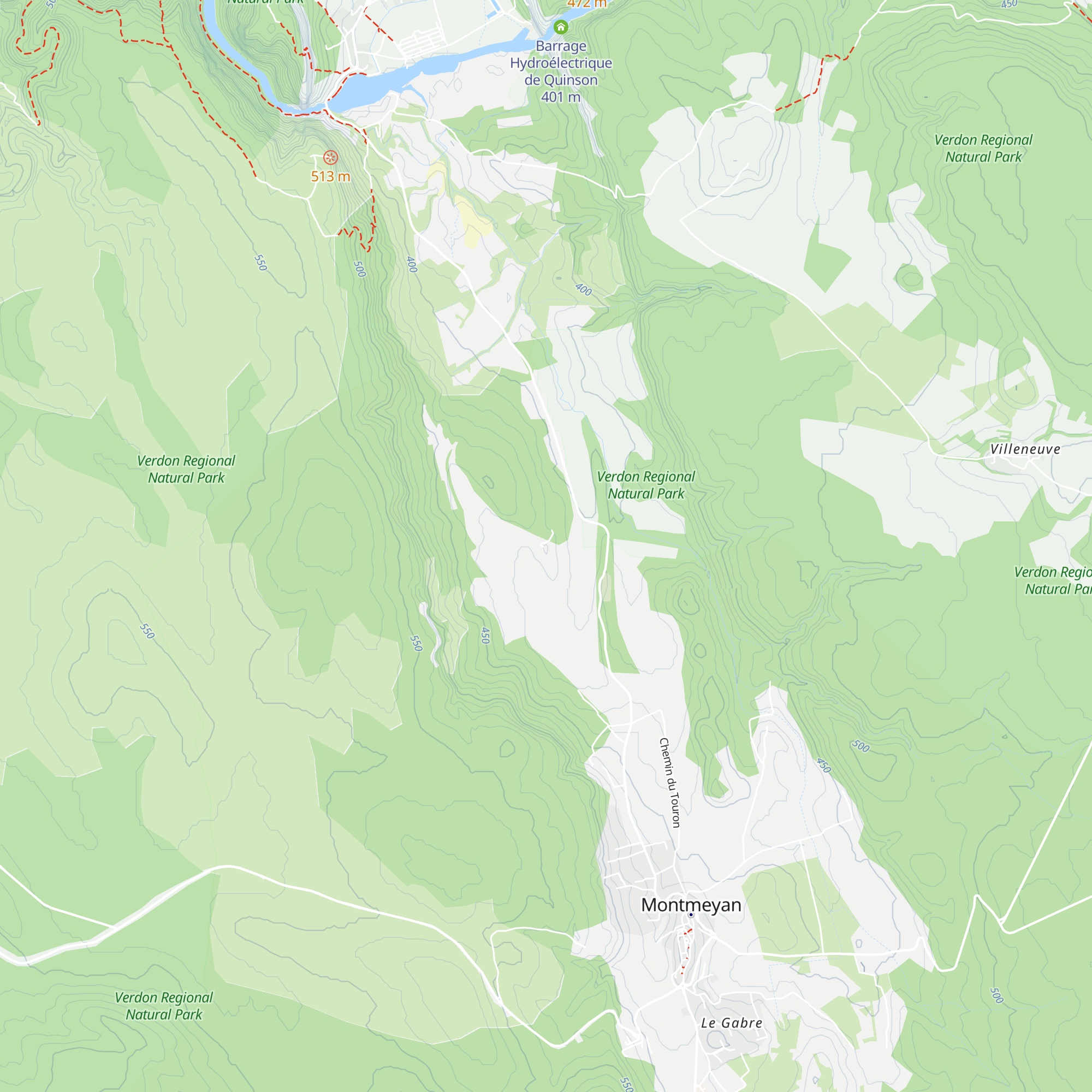 Domaine de la Roquette map