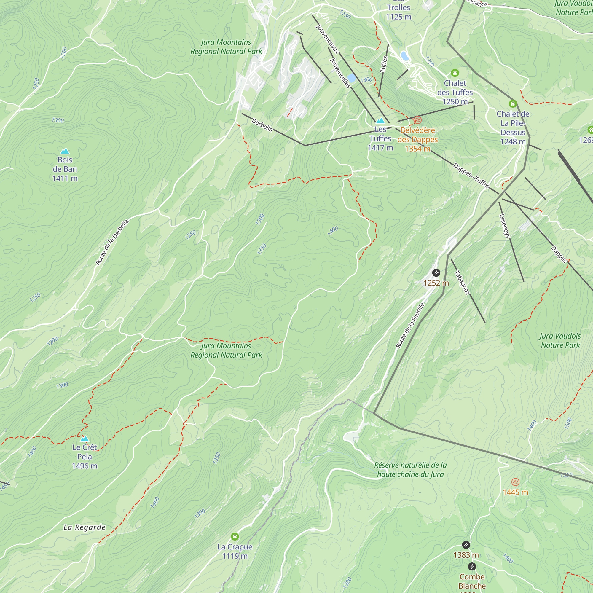 Chalet du Massacre map