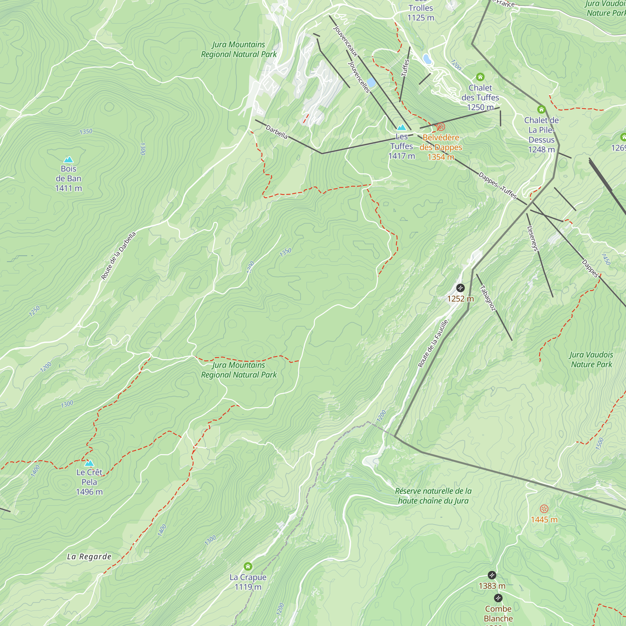 Chalet du Massacre map