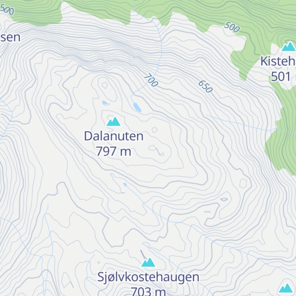 Map of Heglenuten