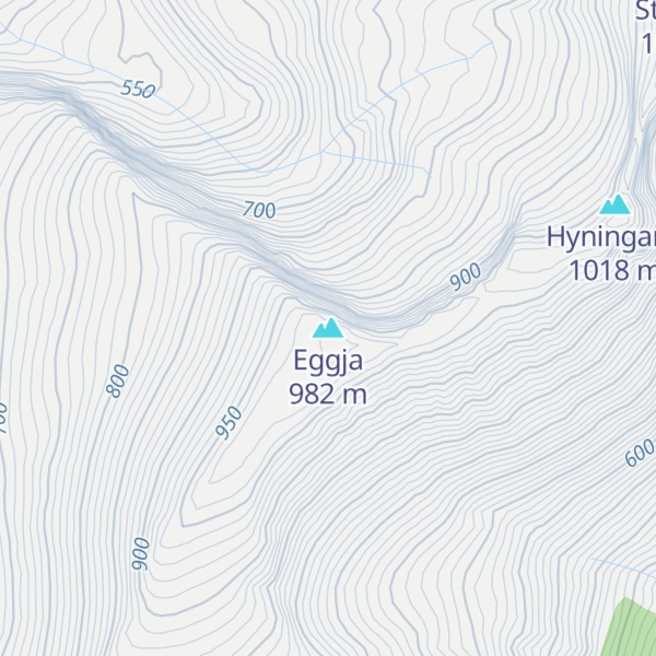 Map of Eggja