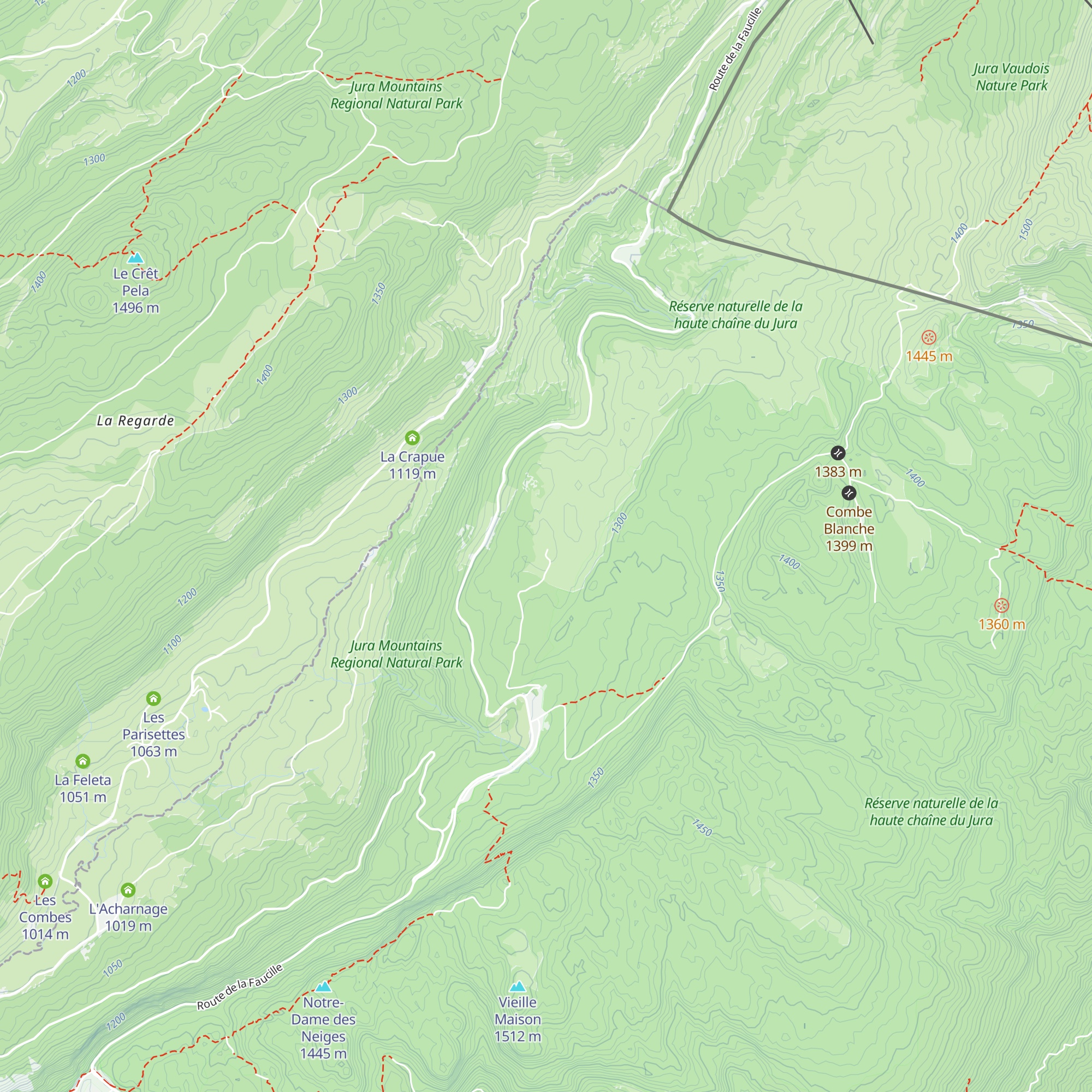 Chalet de la Lécherolle map