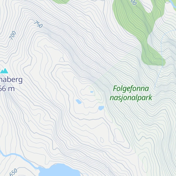 Map of Skinabergsnuten