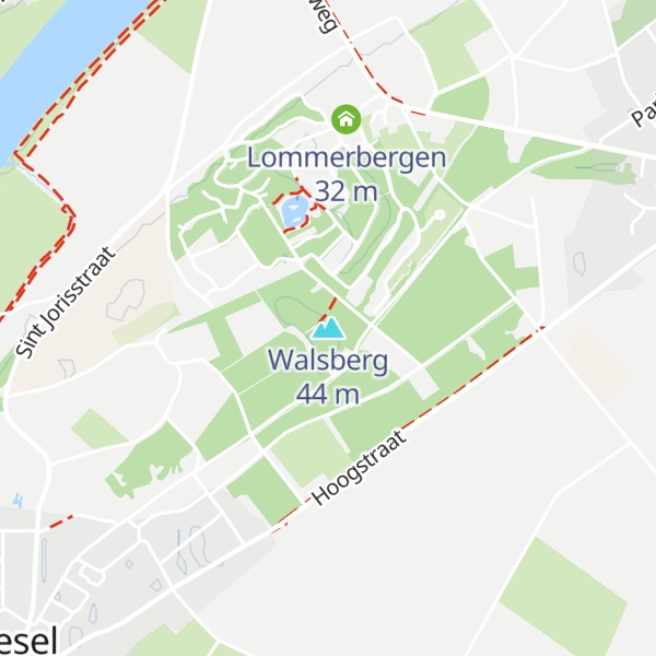 Map of Walsberg