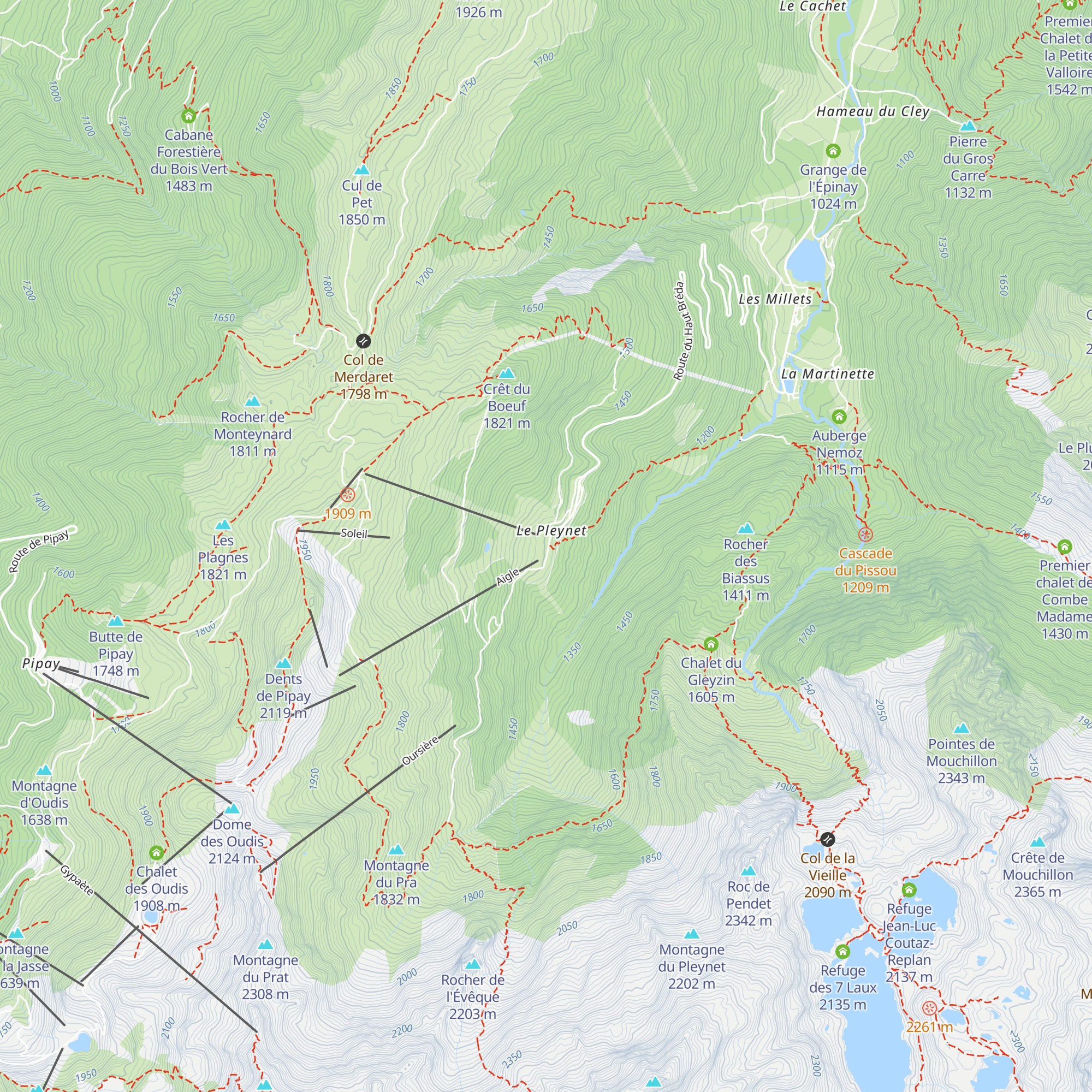 Pizzeria du Pra map