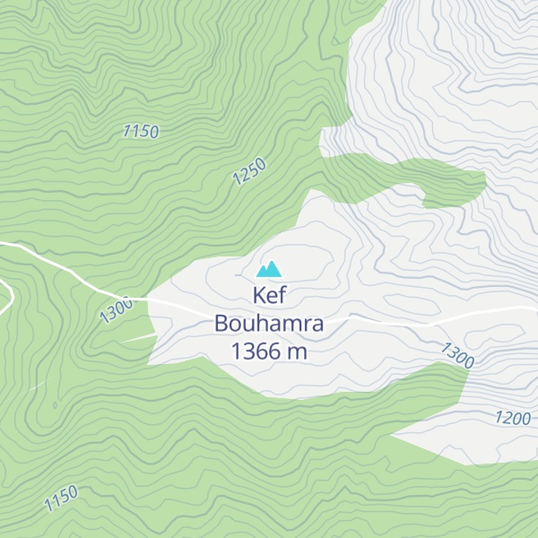 Map of Kef Bouhamra