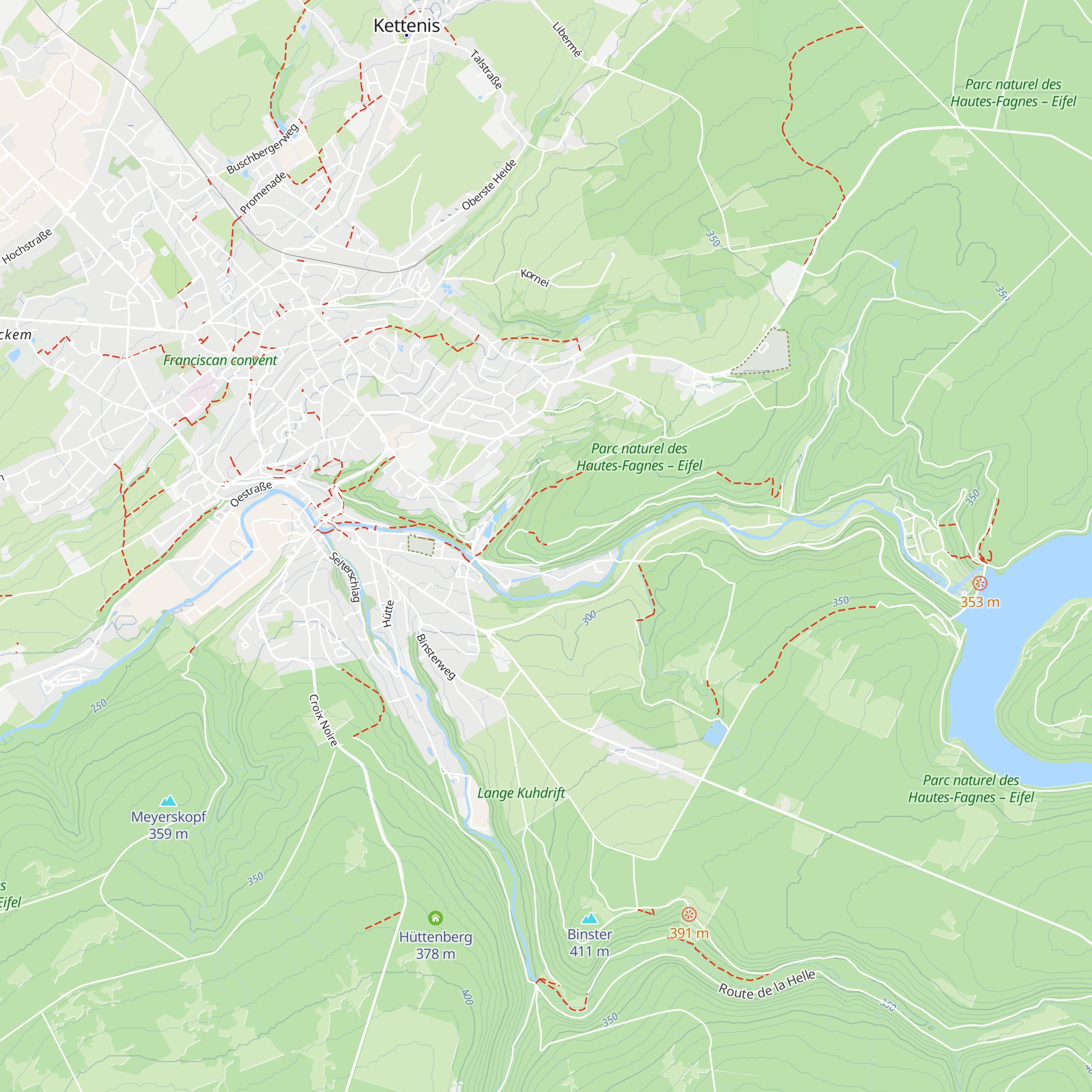 Blockhütte map