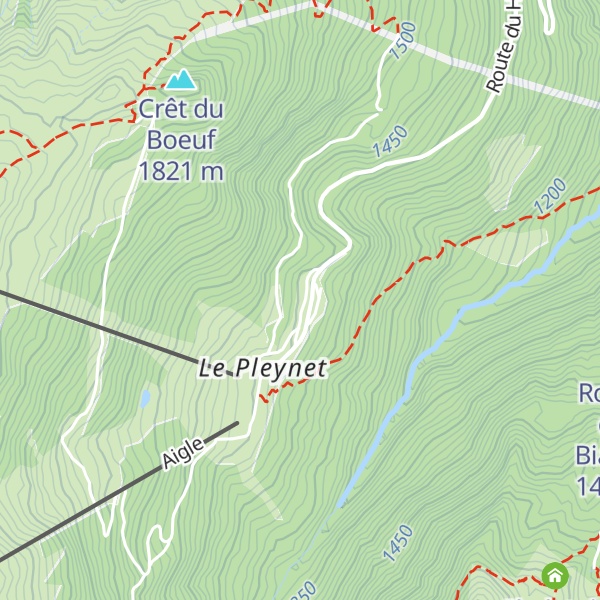 Map of Névé