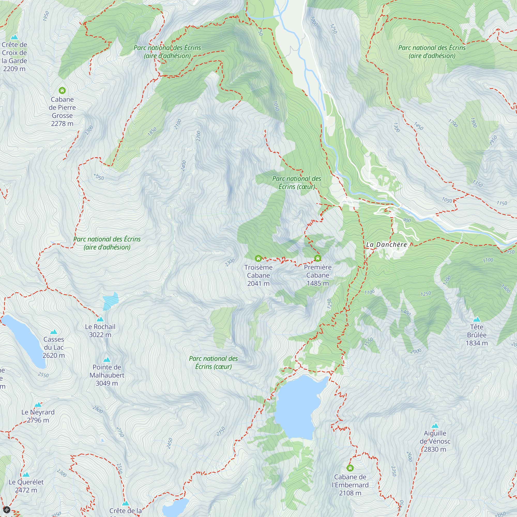 Troisème Cabane map
