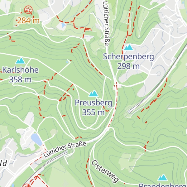 Map of Preusberg