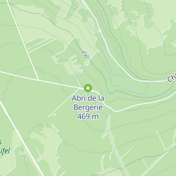 Map of Abri de la Bergerie