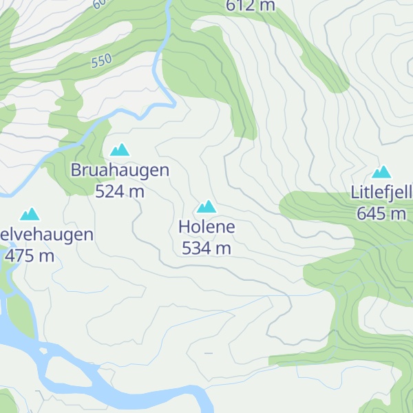 Map of Holene