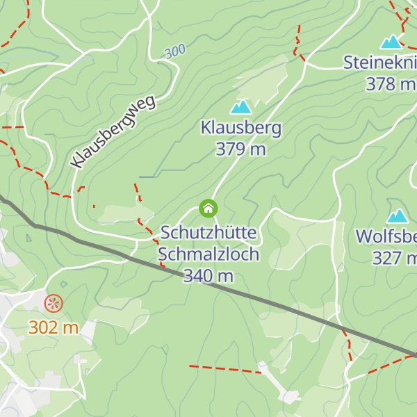 Map of Schutzhütte Schmalzloch