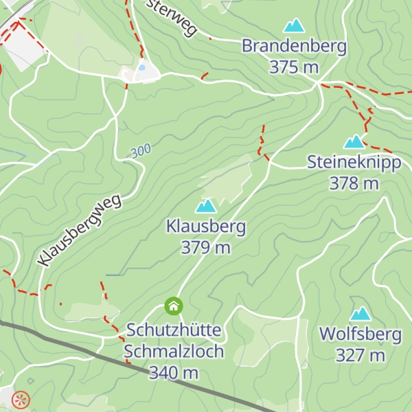 Map of Klausberg