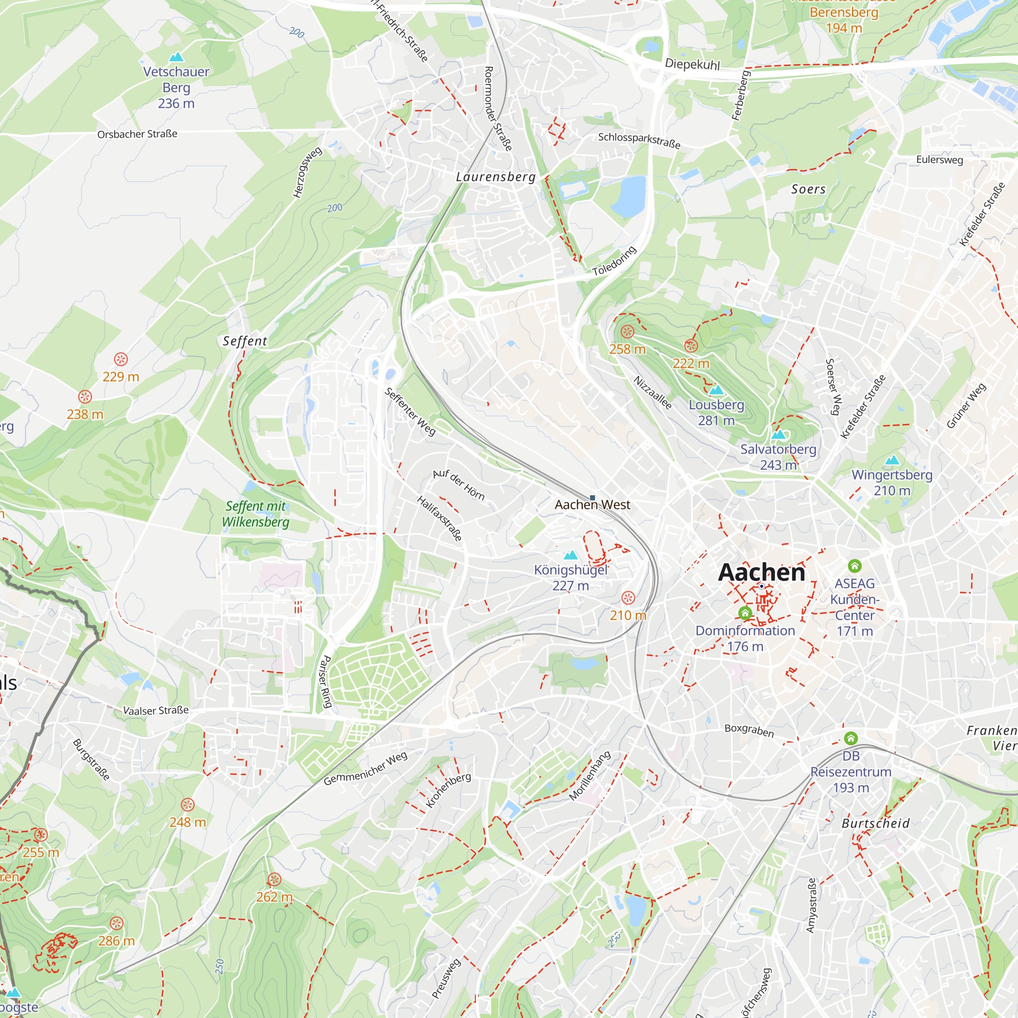 Berg- und Hüttenmännischer Verein map