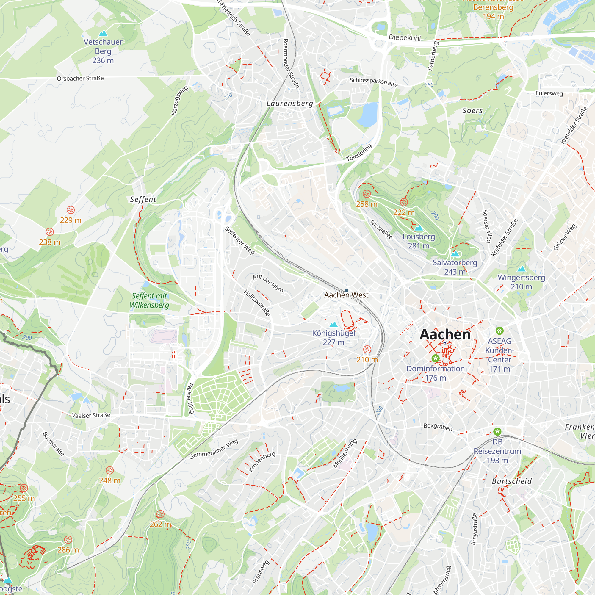 Berg- und Hüttenmännischer Verein map