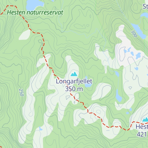 Map of Longarfjellet