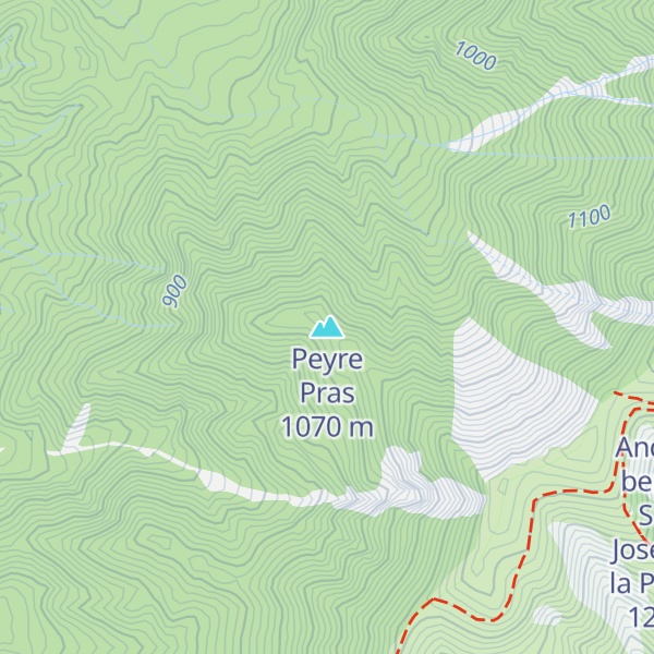 Map of Peyre Pras
