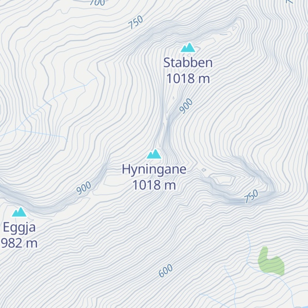 Map of Hyningane