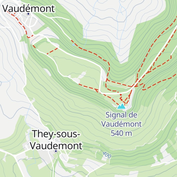 Map of Colline de Sion