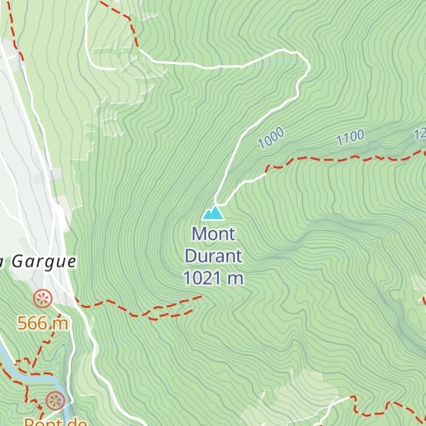Map of Mont Durant
