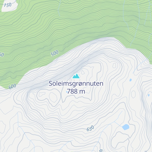 Map of Soleimsgrønnuten