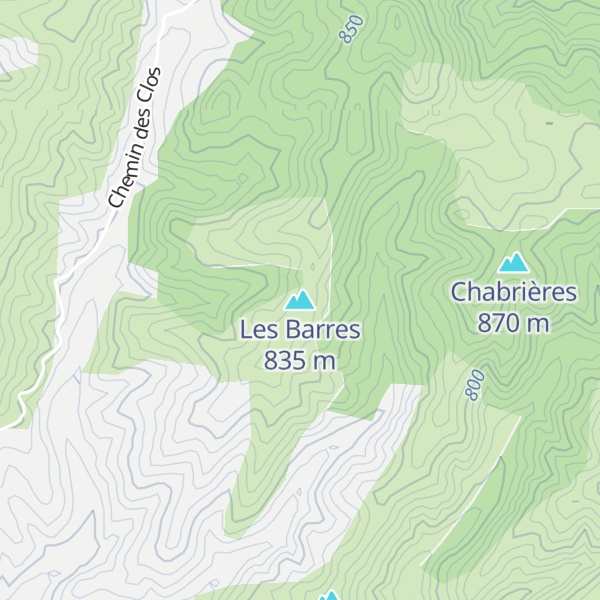 Map of Les Barres