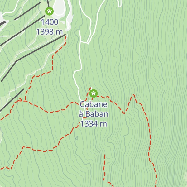 Map of Cabane à Baban