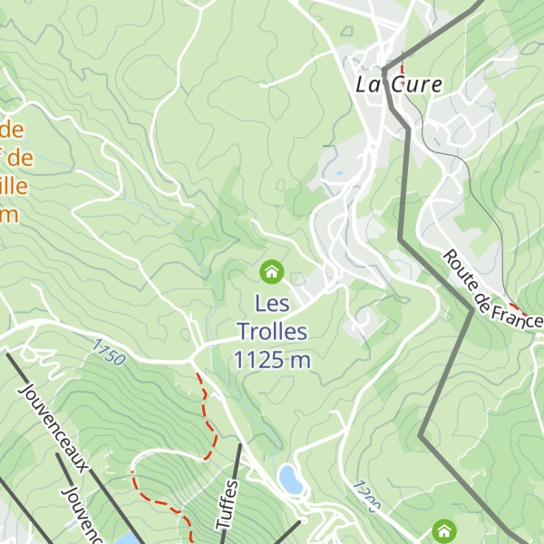 Map of Les Trolles