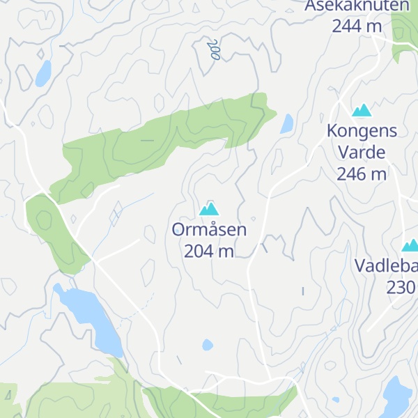 Map of Ormåsen